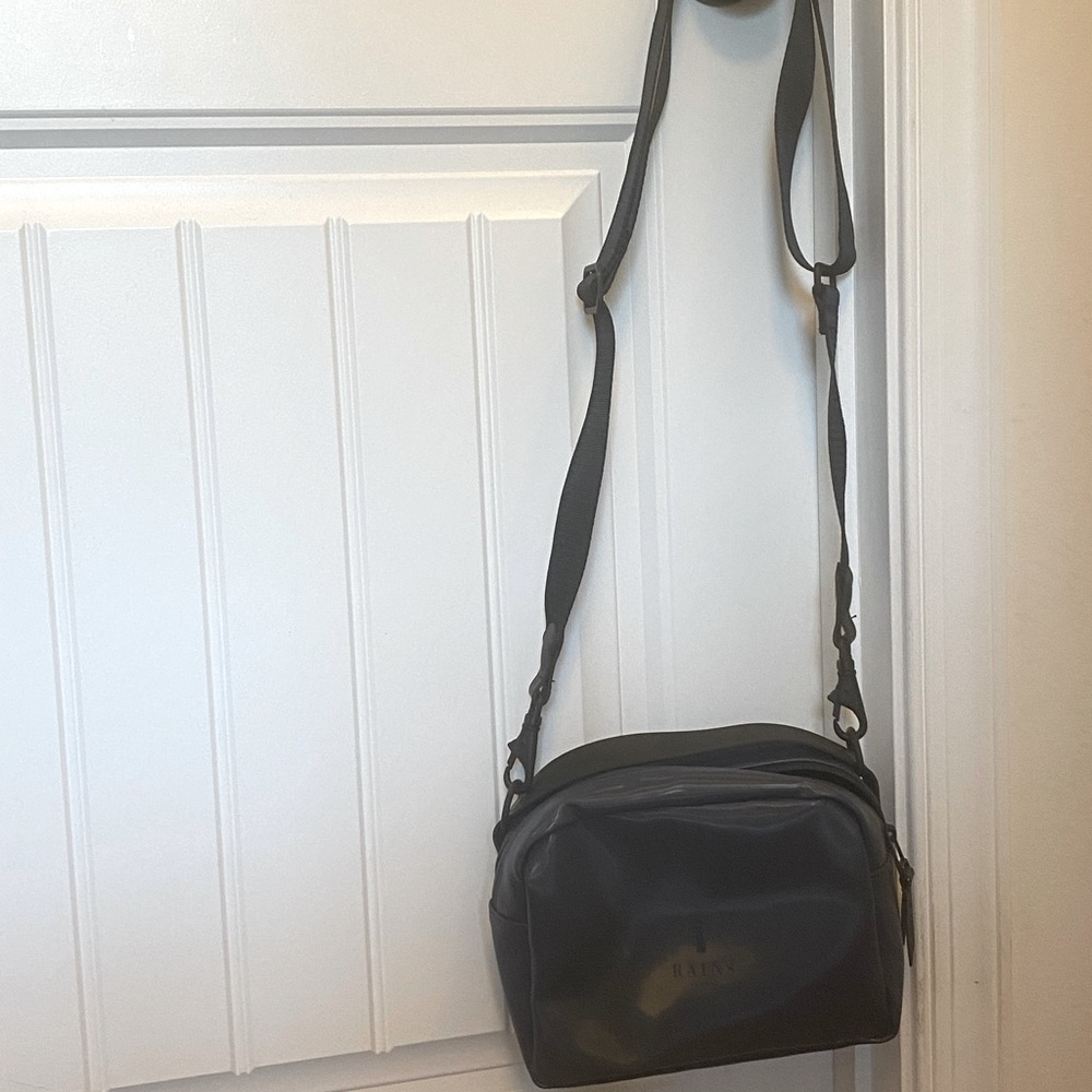 Rains Box Dark Blue Crossbody Bag
